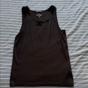 H&M Sleek Black Sleeveless Top